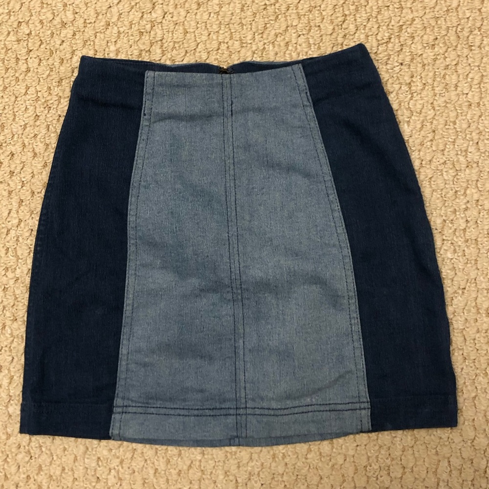 Free people- denim skirt